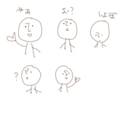 人をいろんな角度から描く 個人的な絵の描き方とか